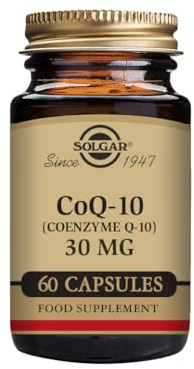 Solgar CoQ-10 (Coenzyme Q-10) 30 mg Vegetable Capsules - Pack of 60 - Helps Reduce Effects of Aging - Supports Energy Production - Vegan, Gluten Free and Kosher