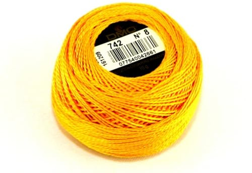 DMC Perlgarn aus Baumwolle, Größe 8, 10 g Knäuel