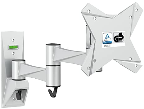 RICOO Soporte Monitor Pared Giratorio Inclinable Pantalla 13-32 (33-81cm) S1711 Brazo articulado Universal televisor LED/LCD VESA 75x75 100x100