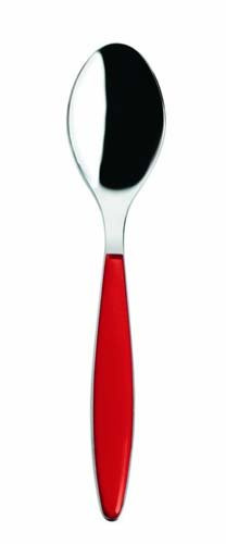 Guzzini Feeling Cuillère à café Rouge Transparent, 14,5 cm, Design : Robin levien (H. N ° 2300.04.65)