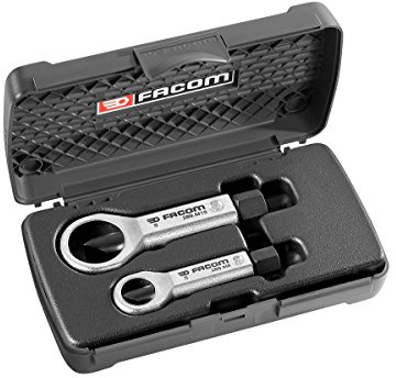 FACOM - Jeu de 2 Casse-Écrous - 289.J1 - Idéal pour Casser un Écrou Arrondi ou Bloqué - Convient à un Usage Professionnel - Matériau Durable de Qualité