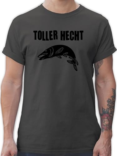 Shirtracer - T-Shirt Herren - Angler Geschenke & Angeln Zubehör - Toller Hecht