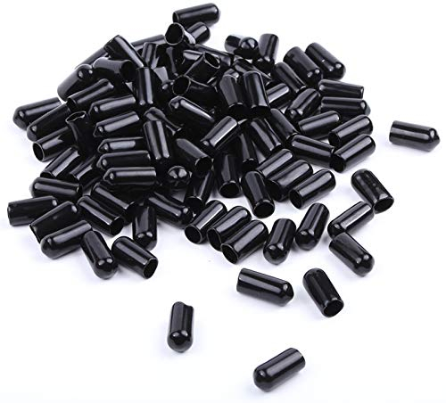 LEGERM 100 Pcs Rubber caps for Bottles，Pourers Dust Covers Olive Oil Liquor Bottle Pour Spout Cover Rubber Caps(Not Include The Spout)