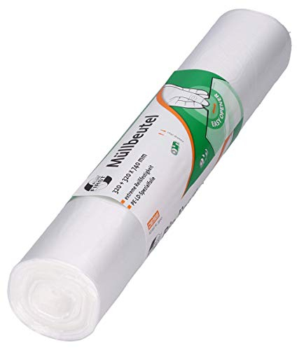 Deiss First Plus LDPE 1A 60 l Bolsas transparentes 50 piezas/rollo 39001