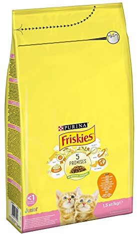 Purina FRISKIES Junior Huhn Gemüse Katze 1,5 kg