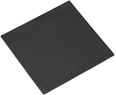CPU Thermal Pad 100x100x2mm Thermal Pad Cutting Piece Heatsink Cooling Conductive Silicone Pads Low Viscosity High Thermal Conductivity Rate Easy to Cut(Black)