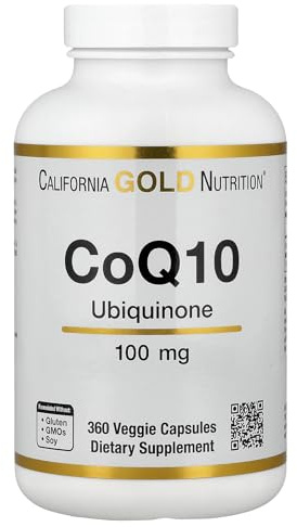 Lake Avenue CoQ10 Nutrition - Ubiquinone Supplement - Promotes Antioxidant Activity - Gluten Free, Non-GMO - 100 mg - 360 Veggie Capsules