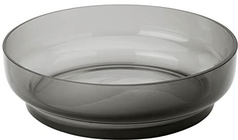 Stelton Servierschale, klasisch und modern, rauchig, Ø30cm