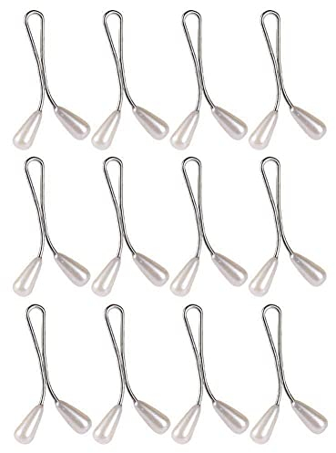 12 Teile/los Kopftuch Schal Schal Perle Pins Clips Brosche Hijab Arabischen Zubehör Frauen Hijab Clip Je a0H2 Muslimischen Dame Muslimischen Schal
