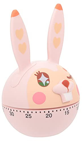 Alipis Mechanischer Küchentimer Im Cartoon Bunny Design Manuell Einstellbarer Countdown Für Präzises Kochen Und Backen Für Kreative Küchenliebhaber