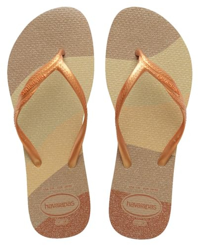Havaianas dam Fantasia glansig flip-flop, BEIgE, 35/36 EU