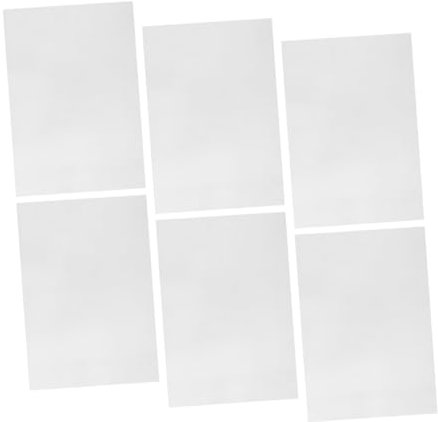 HAWILLOSCH 6stücke Teiliges Halbtransparente Leuchtende Wärmeschrumpffolien Für DIY-bastelprojekte Schrumpfbare Kunststoffbögen Mit Nachtleuchteinfluss Zum Herstellen Von Schlüsselanhängern