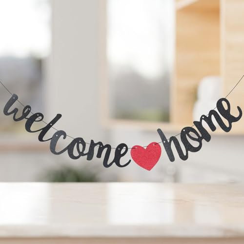 Herzlich Willkommen Girlande,Willkommen Home Banner Deko,Willkommen Zuhause Banner,Herzlich Willkommen Girlande