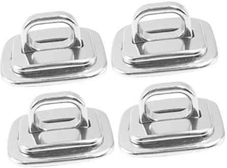DIYEAH 4pcs Laptop Cable Lock Anchor Base Plates for Computer Security, Universal Anti-theft Desk Mount Accessories Compatible Keyed and Combination Laptop Locks