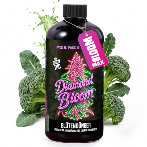 Diamond Buds® Blütendünger NPK 5-8-10-500ml für Blüh und Fruchtpflanzen