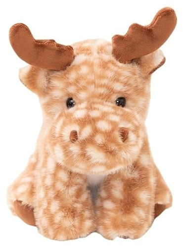 KUKUShining Elch Plüsch, Rentier Stofftier Kuscheliges Kuscheltier Weiches Sikahirsch Plüschtier Spielzeug Erwachsene(Brown,40cm/15.7in)