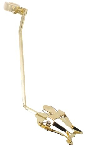 LALADEFIEE Clip para Partituras de Marcha para Trompa y Clarinete Abrazadera Metálica Resistente y Ligera Soporte para Trompeta Trombón y Saxofón Accesorio Portátil para Músicos al Aire