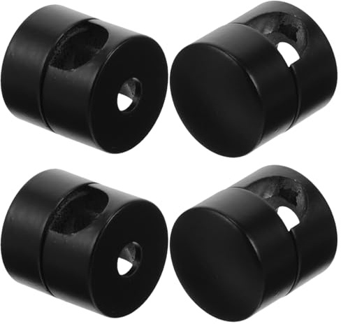 Alipis Pressacavo Fermacavo Antistrappo per Lampadari da Soffitto Morsetti Filettati in Colore Opaco Nero Set da 4 Pezzi per Fissaggio Rapido Fai da Te Adatti per Decorazioni Vintage
