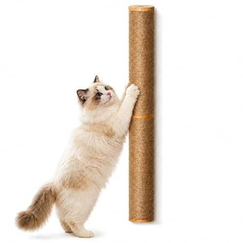 Árbol rascador para gatos de 83 cm, para montaje en pared, de sisal estable