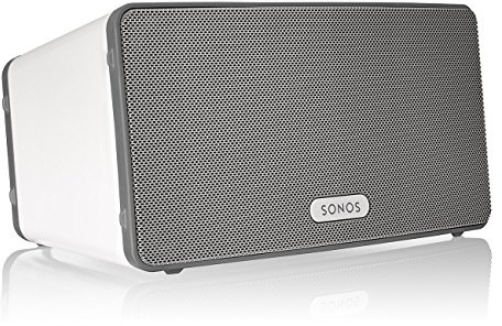Sonos Play:3 – Mittelgroßer kabelloser Smart-Home-Lautsprecher zum Streamen von Musik, Amazon Zertifiziert und funktioniert mit Alexa. (Weiß)