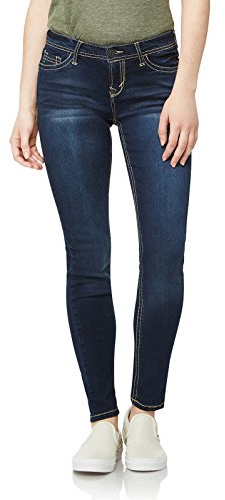 WallFlower Women's Irresistible Denim Jegging High-Rise Insta Soft Juniors Jeans (Standard and Plus), Lake, 1