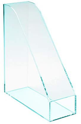 OSCO 3244A-GL Glass Look Acrylic Magazine Rack