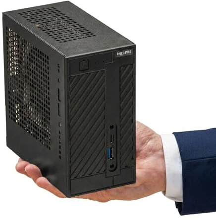 Mini PC Intel Core i3-8100, RAM 8GB DDR4, SSD NVMe M.2 256GB, Grafica Integrata Intel UHD 630, Wi-Fi AC e Bluetooth, HDMI, USB 3.2, Windows 11 Pro, Compatto e Pronto all'Uso