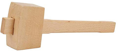 Professioneller Holzhammer Holzhammer Holzbearbeitungswerkzeug für Holzbearbeitungsmeißel, geschnitzte Meißel und Montage verschiedener Holzmöbel(大号)