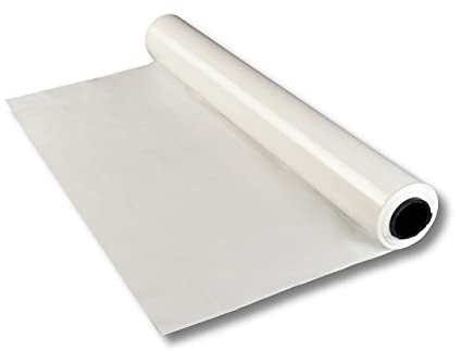 dm-folien gmbh Dekofolie 2,3 x 50 m = 115 m² - Dekorierung/Tischdecke/Verpackungsfolie - abwaschbar (Weiß)