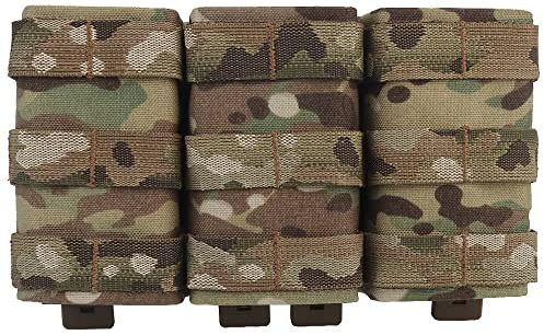 WarmHeartting MOLLE Magazinbeutel Triple Magazintasche Tasche Holster Aufbewahrung Nylon 5,56 mm Magazinhalter mit Magazinbeutel Zubehör