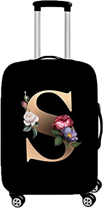 Surwin 3D Reise Kofferschutzhülle Waschbare Reisetasche Kofferbezug Elastisch Kofferhülle Gepäck Cover Reisekoffer Hülle Schutz Bezug Schutzhülle (XL (30-32 Zoll),S)