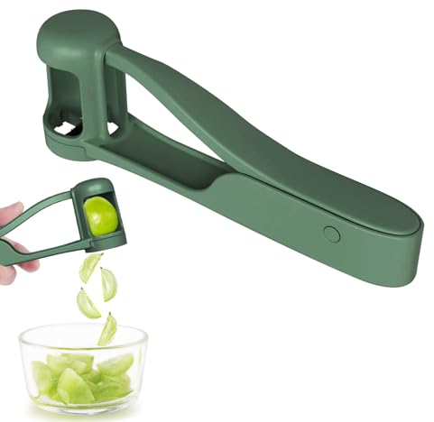 WhiteRhino taglia uva,taglia ciliege,taglia pomodori,Affettatrice per uva, affettatrice per frutta per bambini, ciliegia, pomodoro, fragola, strumento per tagliare un quarto di frutta e verdura