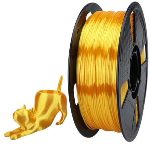 CC3D Seide TPU Filament Gold 1,75 mm 1kg 3D Druckmaterialien FDM flexibles TPU Seiden Filament für 3D-Drucker 57D TPU härter als 98A Seide TPU Filament
