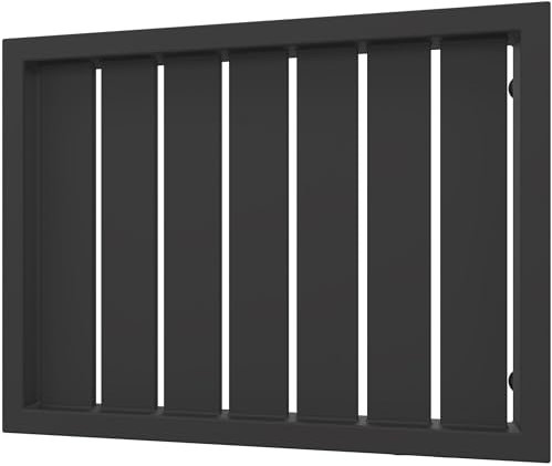 DEKORATIVER HEIZKÖRPER BRADONE H580 L630 SCHWARZ