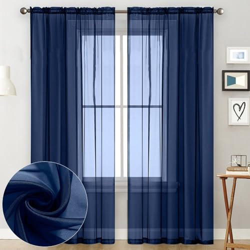 Cortinas de malla de gasa para decoración del hogar, complemento perfecto para la estética de cualquier habitación