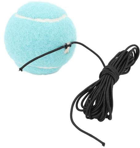 Tennisträningsboll med Snöre, Tennistränarbollar Självträningsverktyg för Utomhusaktiviteter (BLUE)