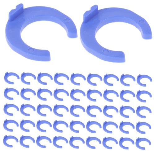 HOMSFOU 200pezzi Raccordo Clip Per Filtro Acqua Clip Bloccaggio Per Depuratore Raccordo Per Depuratore Acqua Morsetto Per Per Filtraggio Piccoli Morsetti Plastica Per Depuratori