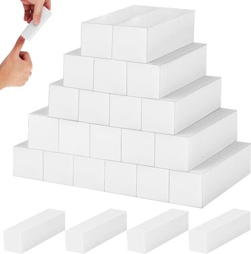 24 Stück Buffer für Nägel, 120 Körnung Buffer für Gelnägel, Polierblock für Nägel, Polierfeile Fingernägel zum Formen, Glätten und Polieren Von Nägeln, 9,5 * 2,5 * 2,5cm