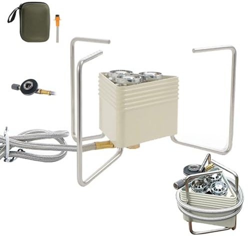 Estufa portátil para acampar, mochilero de mochilero Camping Stove Estufa