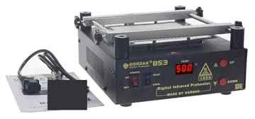 Station de reprise, 853 IR préchauffeur sans plomb BGA reprise Station de soudage affichage numérique carte PCB préchauffeur à dessouder outils de réparation(853 25A)