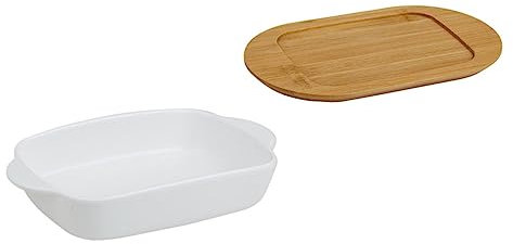 HOLIDYOYO Bandeja De Horno Tapa Cerámica Para Hornear Pan Almacenamiento De Alimentos Diseño Ergonómico