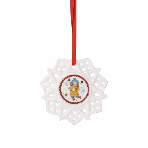 Hutschenreuther Weihnachten Sammelkollektion 2025 Weihnachtsspiele Schmuckstern Mädchen Ø 7,5 cm