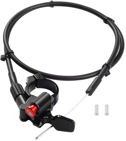 CNCLOL Palanca de bloqueo remoto para bicicleta, kit de palanca de interruptor de bloqueo remoto de horquilla delantera MTB para suspensión SR/SUNTOUR/EPICON/XCR/XCM/Rockshox.