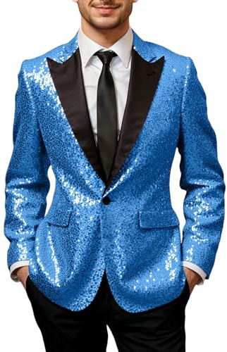 Chaqueta Traje Hombre Blazer Hombre Tallas Grandes Blanco Navidad Elegante Americanas Negro Smoking Americana Terciopelo Negra Trajes De Moderno Chaleco Lentejuelas Algodón Fin Año 3XL Top Navideño