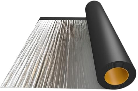 Ruban de réparation bitume papier d'aluminium | Réparation de fuite de toit en argent de plusieurs tailles : Réparation(10x1000cm)