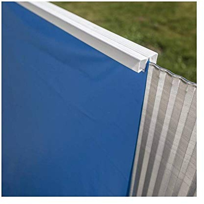 Gre Liner FPROV1028 - Piscina Ovale Blu, 1000 x 550 x 132 cm, Colore: Bianco, 1000 x 550 x 132 cm
