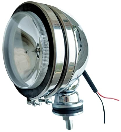Simoni Racing SR/DL1 djupljus, 1 extra strålkastare, djup halogenstrålkastare, 12 V, rund, universell, supervitt ljus