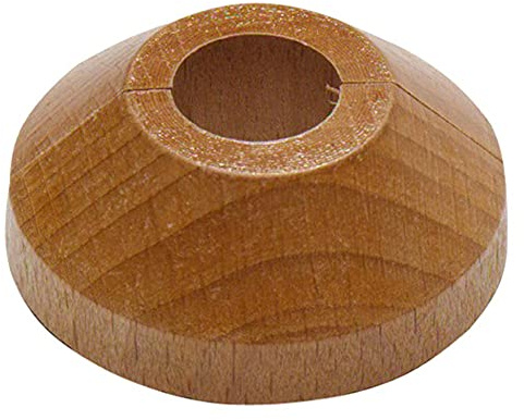 Merriway BH01942 15 mm Solide Rohrrosette, Weiß, 2 Stück