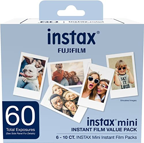 FUJIFILM Instax Mini Instant Film Vorteilspack – 60 Fotos