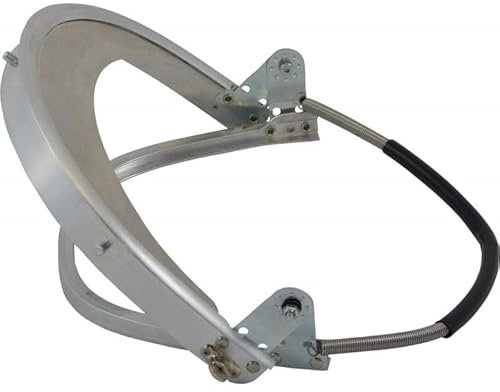 Rudolf Uhlen Universal-Helmhalterung für Helm mit integriertem Kapselgehörschutz, 2 Stück, aluminiumfarben, GFKHH003 KGS
